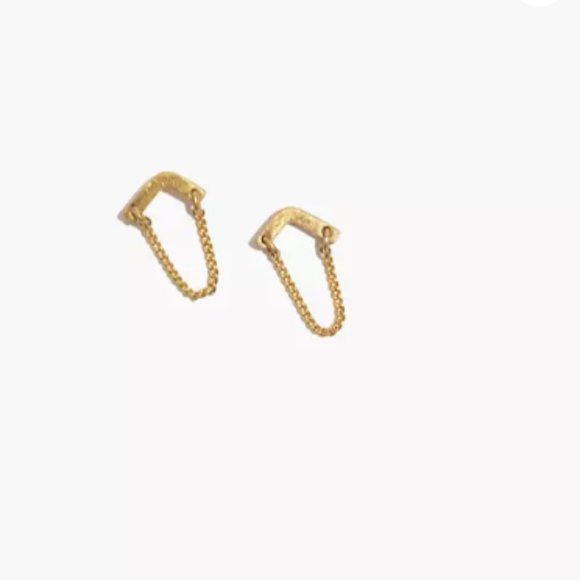 Madewell Chain Loop Earrings - Picture 1 of 3